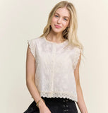 Eyelet blouse