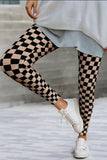 Check print leggings