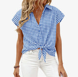 Summer Gingham button down