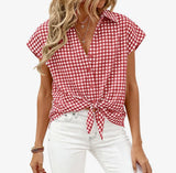 Summer Gingham button down