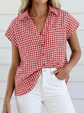 Summer Gingham button down