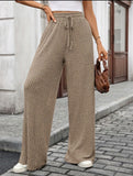 Ribbed knit lounge pants