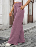 Ribbed knit lounge pants