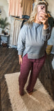 Structured everyday pullover