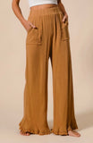 Washed detail pants