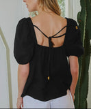 Crochet floral top