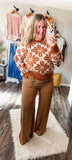 Washed detail pants