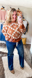 Floral sweater