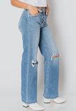 Tummy control high rise jeans