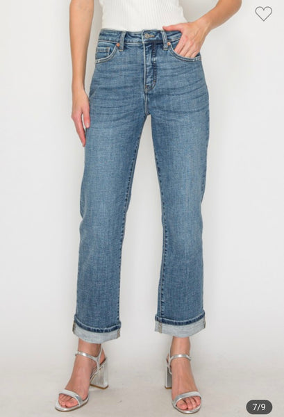 Tummy control high rise jeans