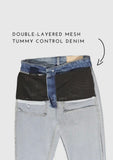 Tummy control high rise jeans