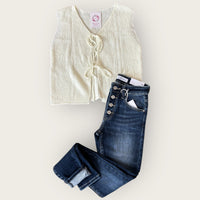 Lace up vest