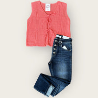 Lace up vest