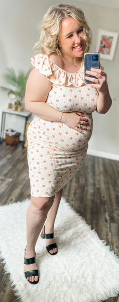 Ribbed Maternity dress